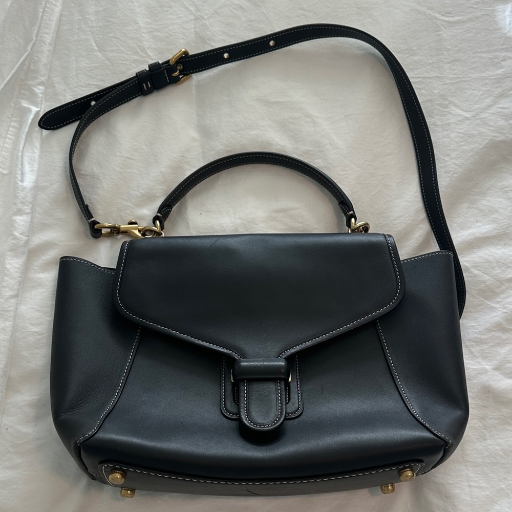 Coach Leather Courier Satchel 88348